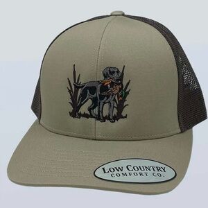 Tan and Brown Mesh Back Hat